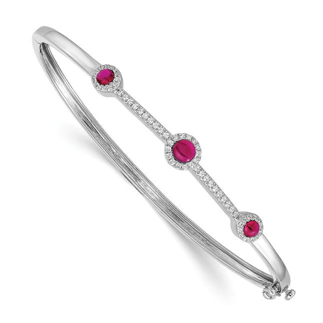 14k White Gold Bracelets Style BM4031 - Classique Jewelry Inc.