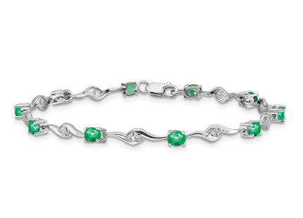 14k White Gold Bracelets Style BM4473 - Classique Jewelry Inc.