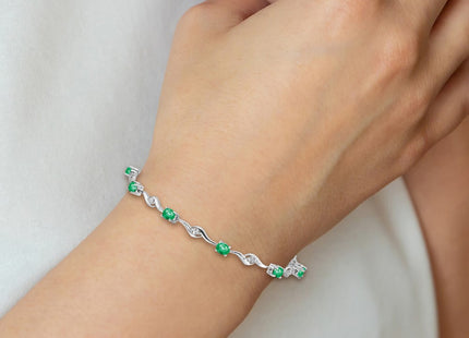 14k White Gold Bracelets Style BM4473 - Classique Jewelry Inc.