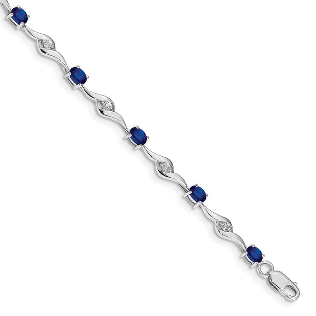 14k White Gold Bracelets Style BM4473 - Classique Jewelry Inc.