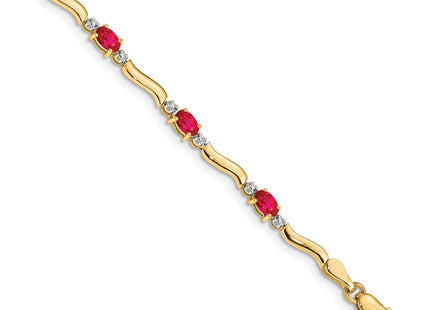 14k Yellow Gold Bracelets Style BM4474 - Classique Jewelry Inc.