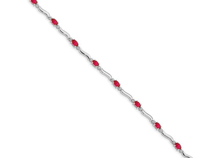 14k White Gold Bracelets Style BM4474 - Classique Jewelry Inc.