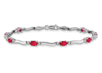 14k White Gold Bracelets Style BM4474 - Classique Jewelry Inc.