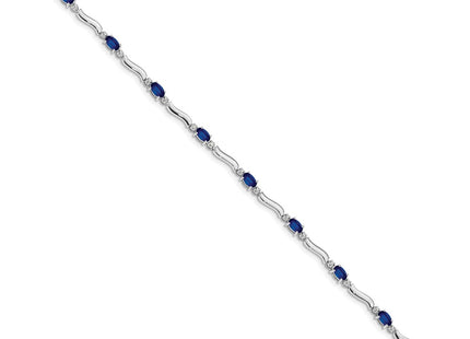 14k White Gold Bracelets Style BM4474 - Classique Jewelry Inc.