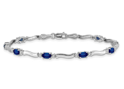 14k White Gold Bracelets Style BM4474 - Classique Jewelry Inc.