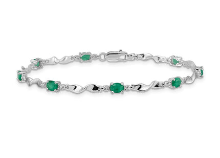 14k White Gold Bracelets Style BM4475 - Classique Jewelry Inc.