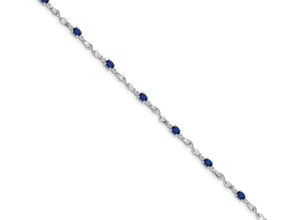 14k White Gold Bracelets Style BM4475 - Classique Jewelry Inc.