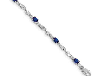 14k White Gold Bracelets Style BM4475 - Classique Jewelry Inc.