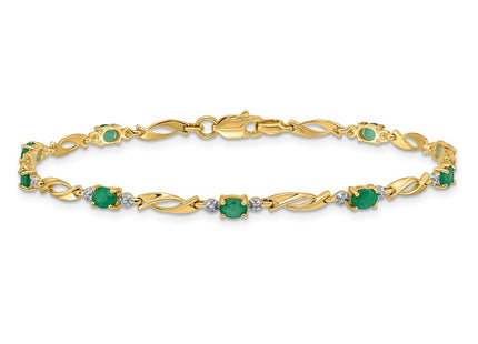 14k Yellow Gold Bracelets Style BM4476 - Classique Jewelry Inc.
