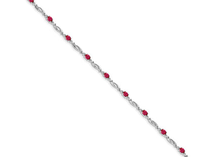 14k White Gold Bracelets Style BM4476 - Classique Jewelry Inc.
