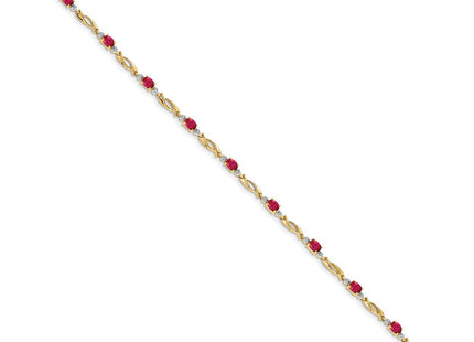 14k Yellow Gold Bracelets Style BM4476 - Classique Jewelry Inc.