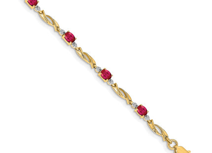 14k Yellow Gold Bracelets Style BM4476 - Classique Jewelry Inc.