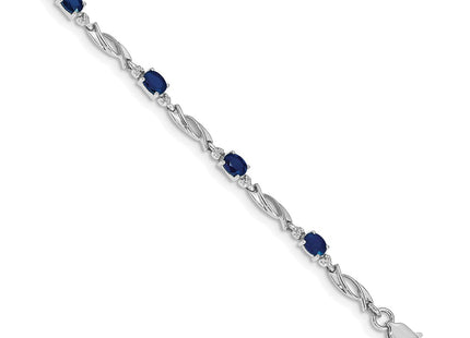 14k White Gold Bracelets Style BM4476 - Classique Jewelry Inc.