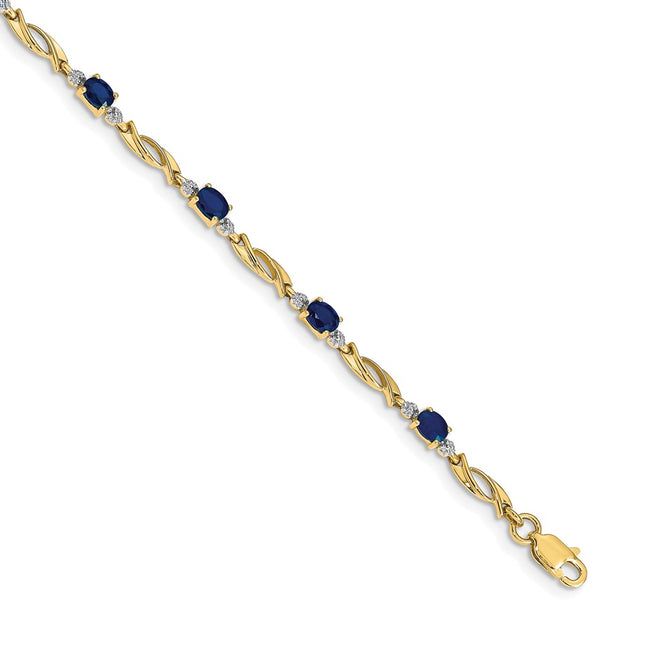 14k Yellow Gold Bracelets Style BM4476 - Classique Jewelry Inc.