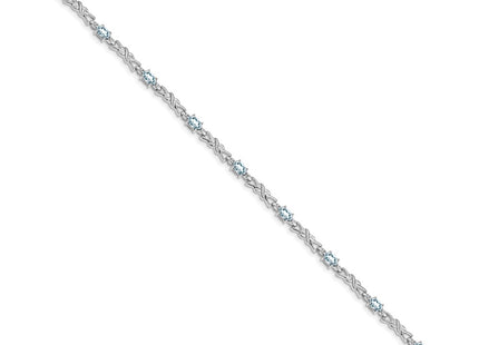 14k White Gold Bracelets Style BM4478 - Classique Jewelry Inc.