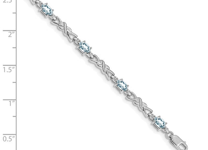 14k White Gold Bracelets Style BM4478 - Classique Jewelry Inc.