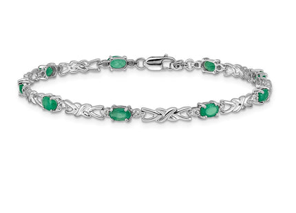 14k White Gold Bracelets Style BM4478 - Classique Jewelry Inc.