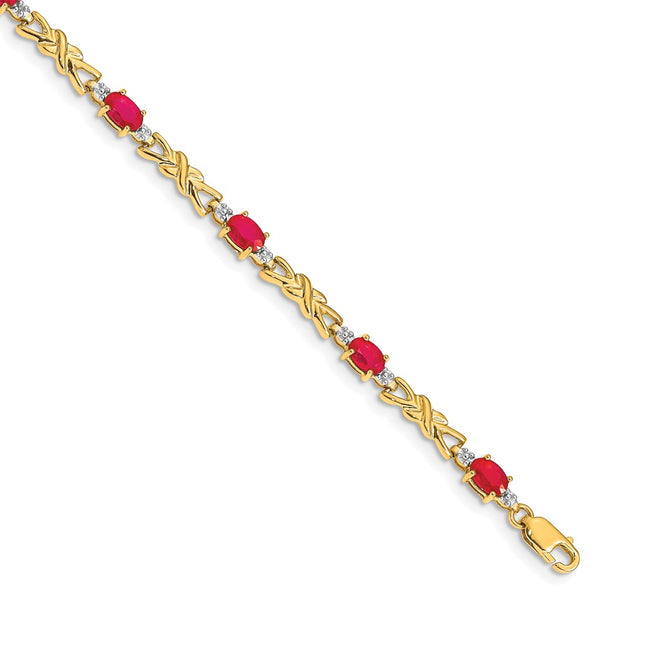 14k Yellow Gold Bracelets Style BM4478 - Classique Jewelry Inc.