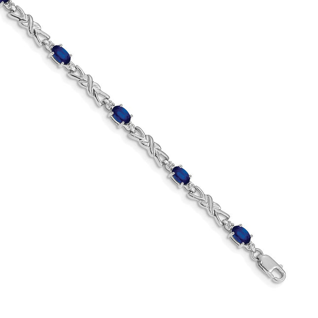 14k White Gold Bracelets Style BM4478 - Classique Jewelry Inc.