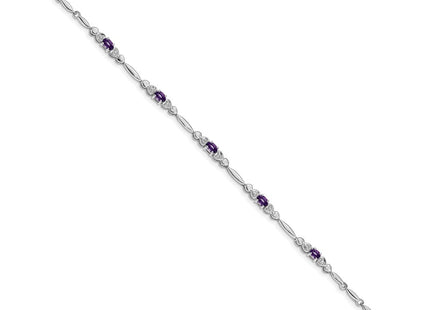 14k White Gold Bracelets Style BM4479 - Classique Jewelry Inc.