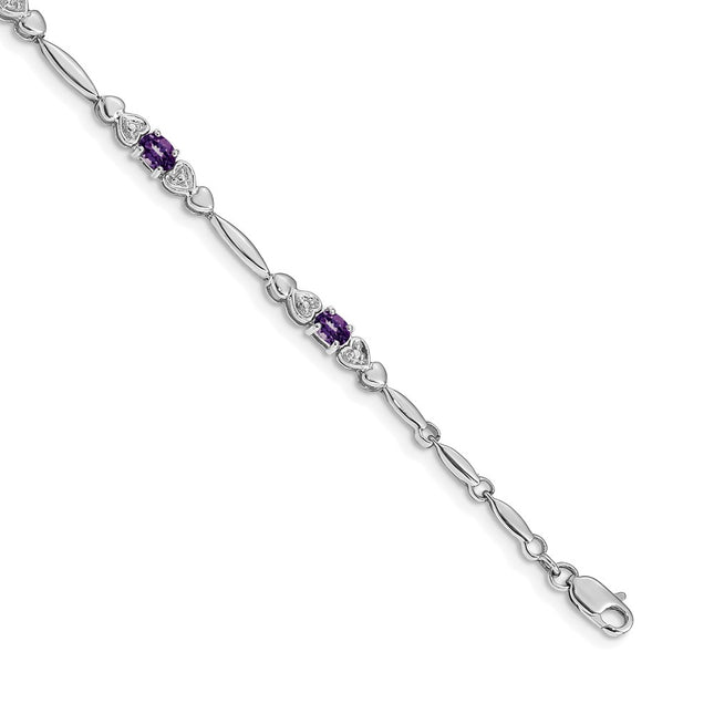14k White Gold Bracelets Style BM4479 - Classique Jewelry Inc.