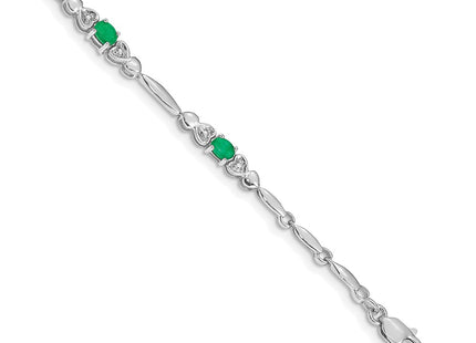 14k White Gold Bracelets Style BM4479 - Classique Jewelry Inc.