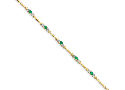 14k Yellow Gold Bracelets Style BM4479 - Classique Jewelry Inc.