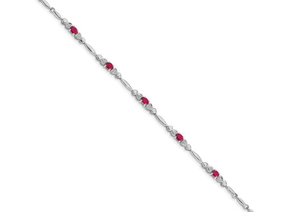 14k White Gold Bracelets Style BM4479 - Classique Jewelry Inc.