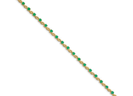 14k Yellow Gold Bracelets Style BM4480 - Classique Jewelry Inc.
