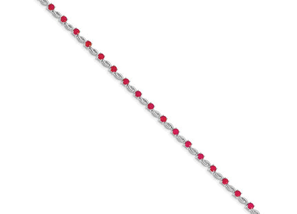 14k White Gold Bracelets Style BM4480 - Classique Jewelry Inc.