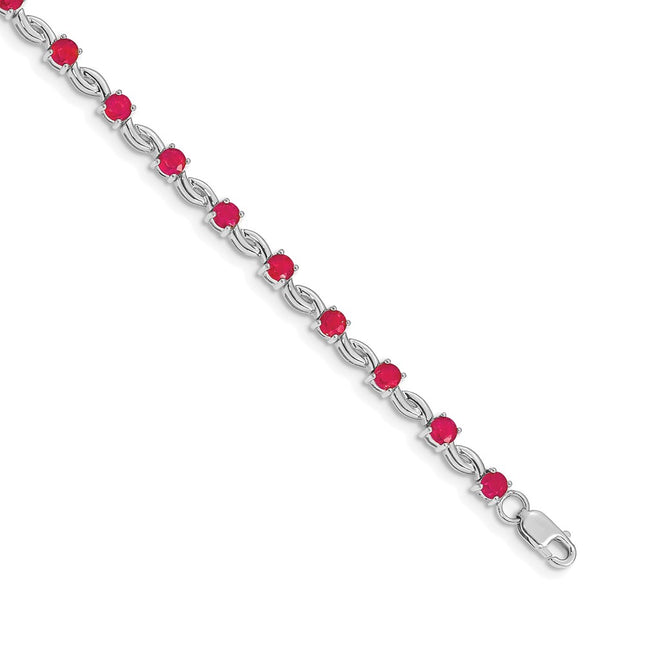14k White Gold Bracelets Style BM4480 - Classique Jewelry Inc.