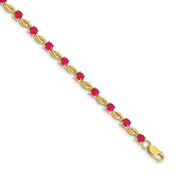 14k Yellow Gold Bracelets Style BM4480 - Classique Jewelry Inc.