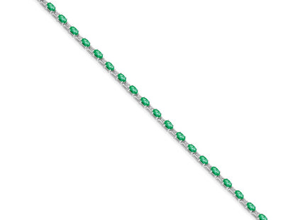 14k White Gold Bracelets Style BM4481 - Classique Jewelry Inc.