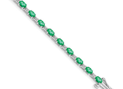 14k White Gold Bracelets Style BM4481 - Classique Jewelry Inc.