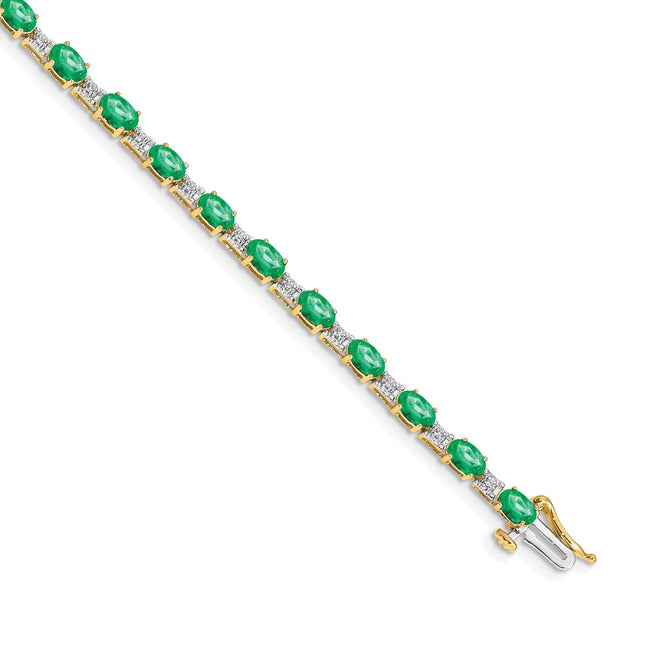 14k Yellow Gold Bracelets Style BM4481 - Classique Jewelry Inc.