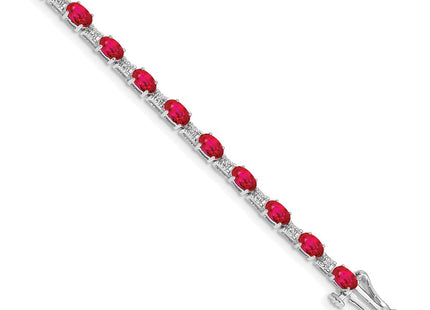 14k White Gold Bracelets Style BM4481 - Classique Jewelry Inc.