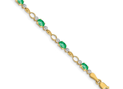 14k Yellow Gold Bracelets Style BM4482 - Classique Jewelry Inc.