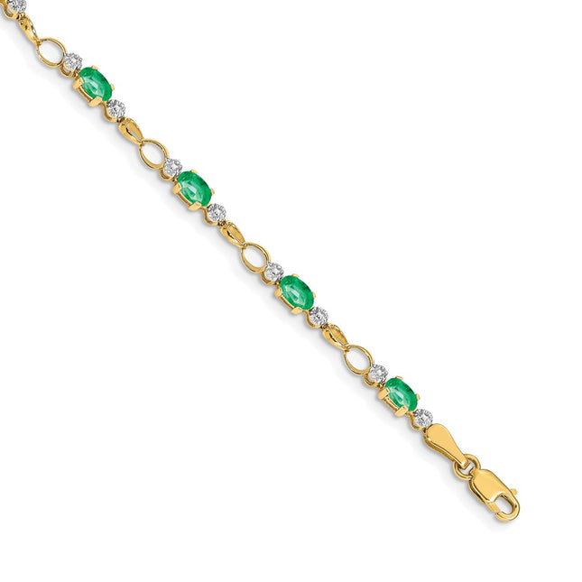 14k Yellow Gold Bracelets Style BM4482 - Classique Jewelry Inc.