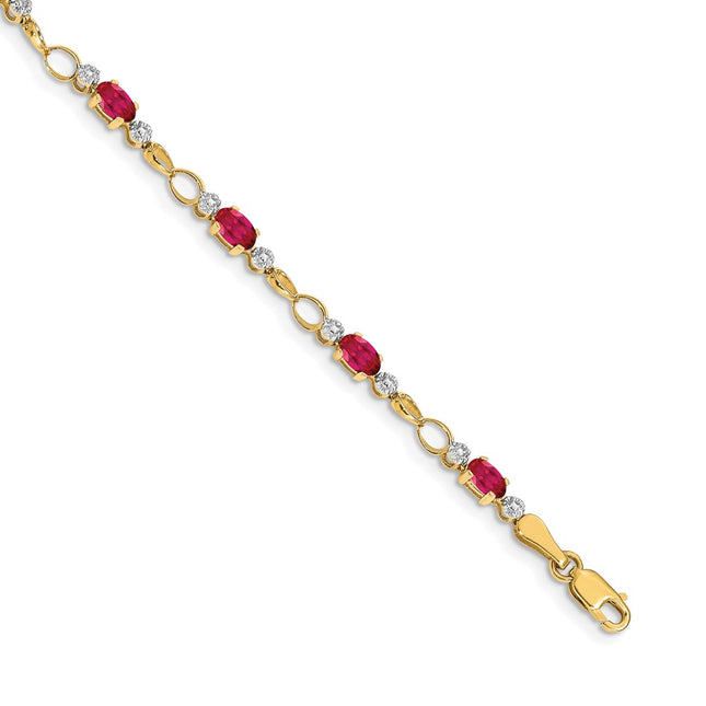14k Yellow Gold Bracelets Style BM4482 - Classique Jewelry Inc.