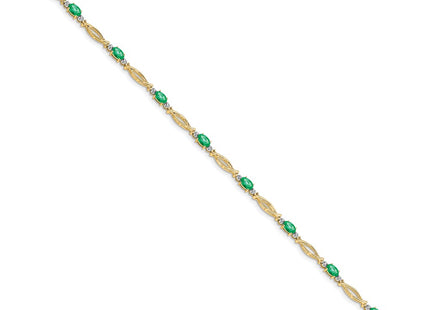 14k Yellow Gold Bracelets Style BM4483 - Classique Jewelry Inc.