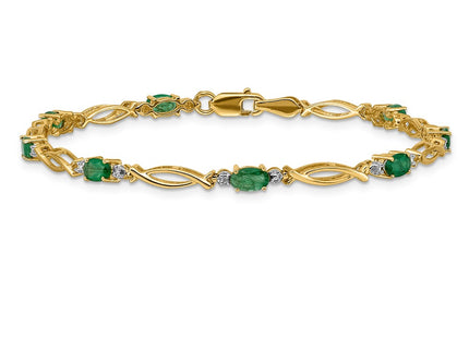 14k Yellow Gold Bracelets Style BM4483 - Classique Jewelry Inc.