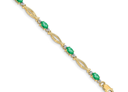 14k Yellow Gold Bracelets Style BM4483 - Classique Jewelry Inc.