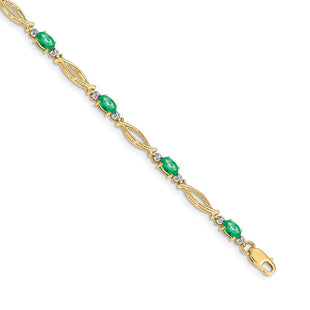 14k Yellow Gold Bracelets Style BM4483 - Classique Jewelry Inc.