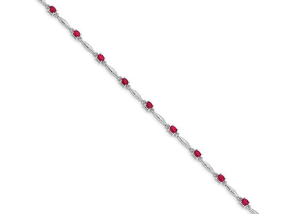 14k White Gold Bracelets Style BM4484 - Classique Jewelry Inc.