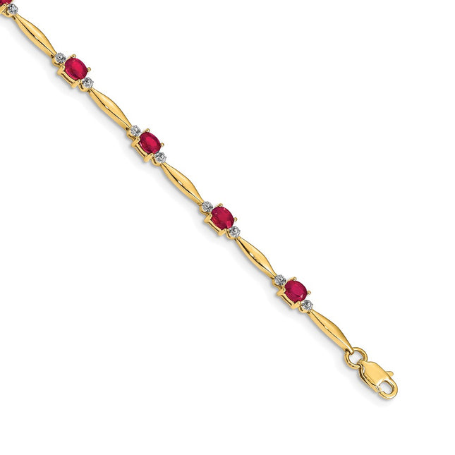 14k Yellow Gold Bracelets Style BM4484 - Classique Jewelry Inc.