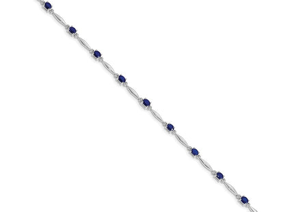 14k White Gold Bracelets Style BM4484 - Classique Jewelry Inc.