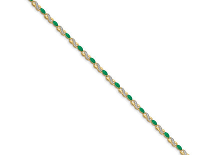 14k Yellow Gold Bracelets Style BM4485 - Classique Jewelry Inc.