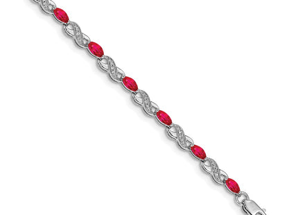 14k White Gold Bracelets Style BM4485 - Classique Jewelry Inc.