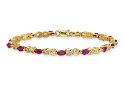 14k Yellow Gold Bracelets Style BM4485 - Classique Jewelry Inc.
