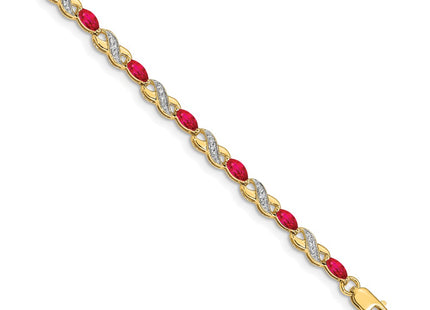 14k Yellow Gold Bracelets Style BM4485 - Classique Jewelry Inc.